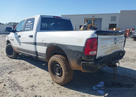 2012 Ram 2500 St from USA, damaged, VIN 3C6TD5CT6CG170052